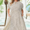  Kaylani Plus Size Leopard Print Flared Dress