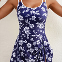 Blue Medium Kaylani Side One Piece Swimsuit