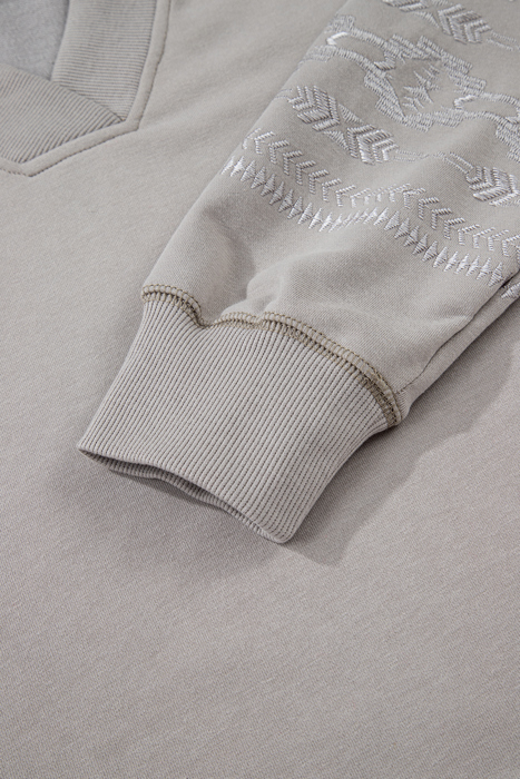 Kaylee aztec Embroidered Western Sweatshirt