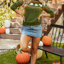  Kaylee Halloween Ghost Pattern Sweater