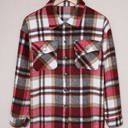  Keily Plaid Pocketed Shacket