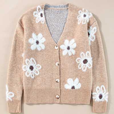 Keily Print Knitted Up Cardigan