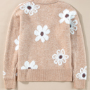  Keily Print Knitted Up Cardigan