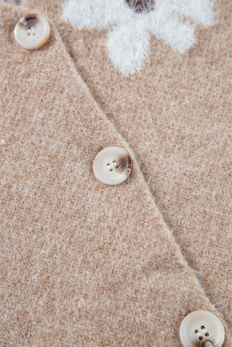 Keily Print Knitted Up Cardigan