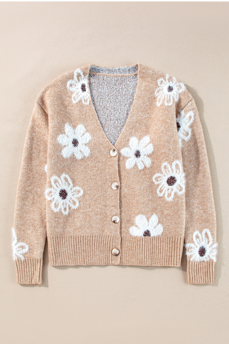Keily Print Knitted Up Cardigan