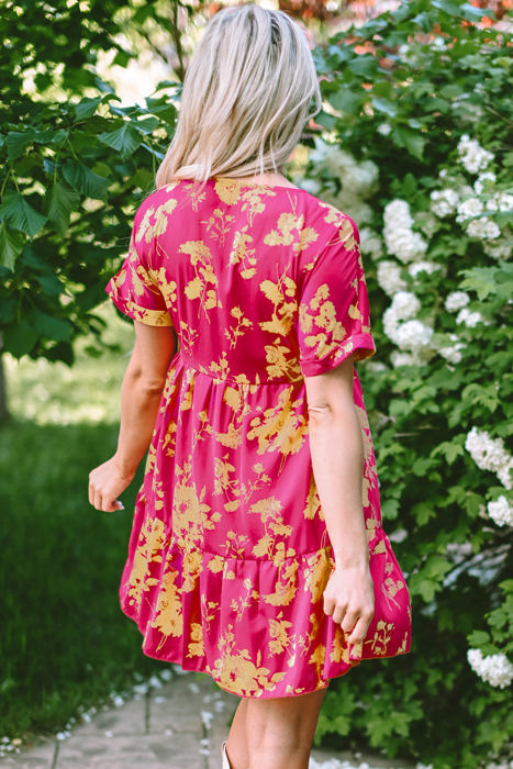 Keira Floral Smock Dress