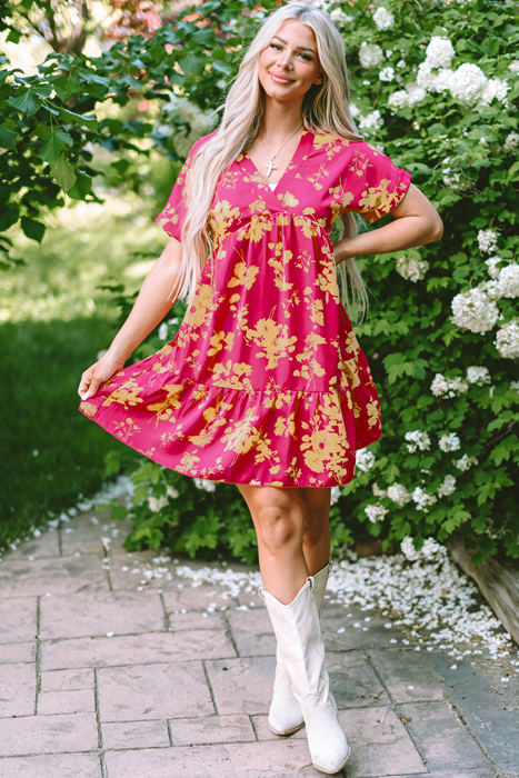 Keira Floral Smock Dress