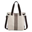 White Kelly Canvas Tote