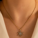  Kelsey Snowflake Christmas Fashion Necklace