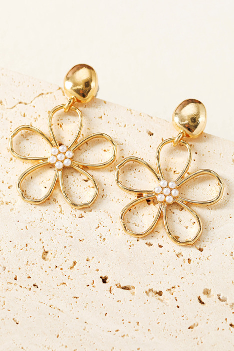 Kendall Pearl Decor Stud Earrings