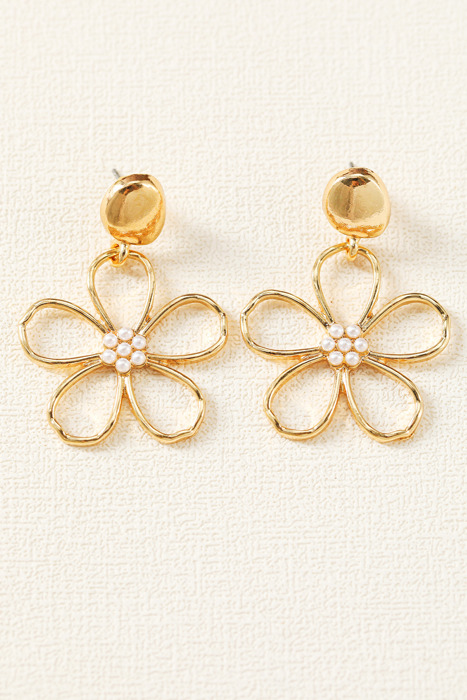 Kendall Pearl Decor Stud Earrings