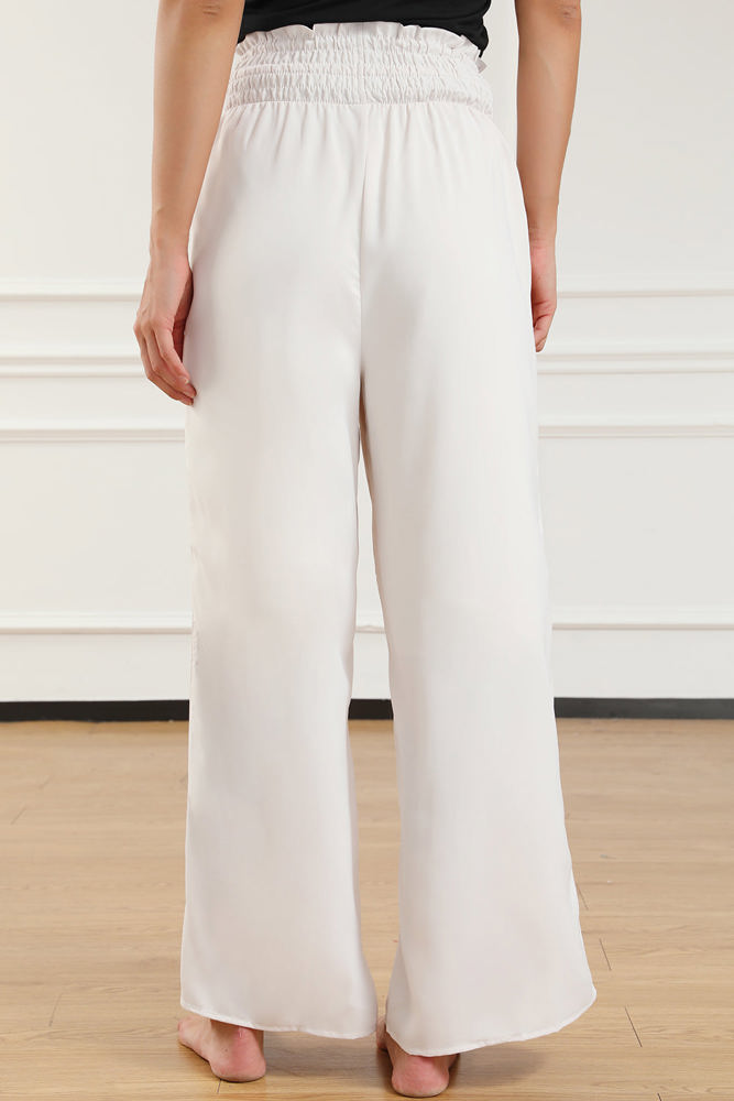 Kendra Smocked High Waist Wide Leg Pants