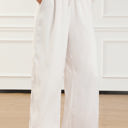  Kendra Smocked High Waist Wide Leg Pants