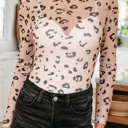  Kenna Mesh Long Sleeve Bodysuit