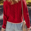  Kennedy Cable Knit Buttoned Cardigan