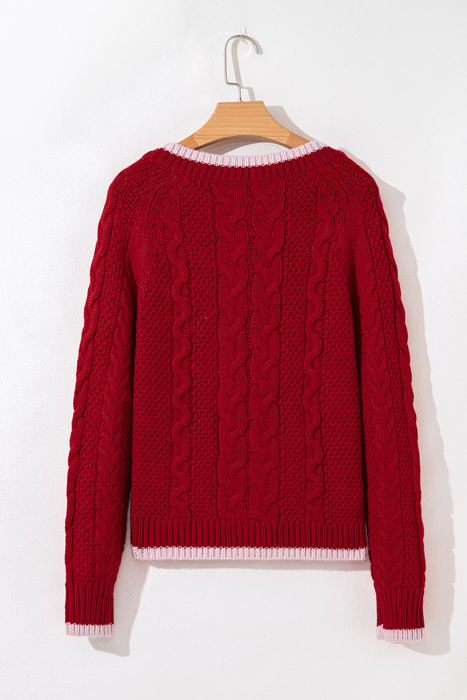 Kennedy Cable Knit Buttoned Cardigan