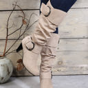  Kennedy Dual Buckle Strap Side Zip Boots