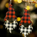  Kensley Print Christmas Dangle Earrings