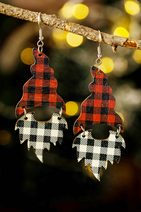 Kensley Print Christmas Dangle Earrings