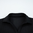  Keziah Patchwork Polo Collar Pullover