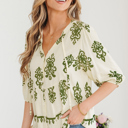  Keziah Puffy Half Sleeve Shirt