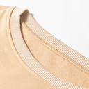  Khaki Exposed Seam Floral Mixed Patchwork Relaxed Plus Size Top