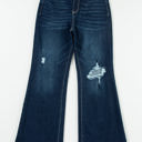  Khloe High Rise Ripped Bell Bottom Jeans