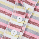  Khloe Patchwork Loose Henley Sweatshirt