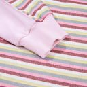  Khloe Patchwork Loose Henley Sweatshirt