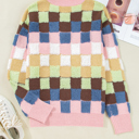  Kiara Pattern Front Cardigan Sweater
