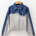  Kikki Detail Distress Denim Jacket