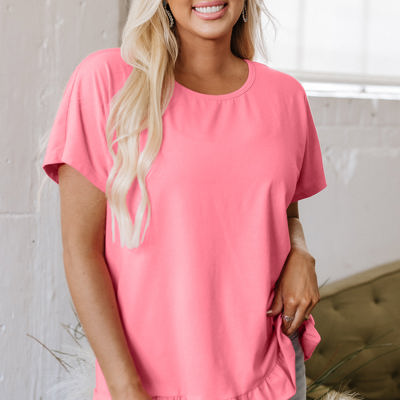 Kimber Frilled Hem Loose Top