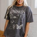  Kindness Butterflies Mineral Wash Loose Tee