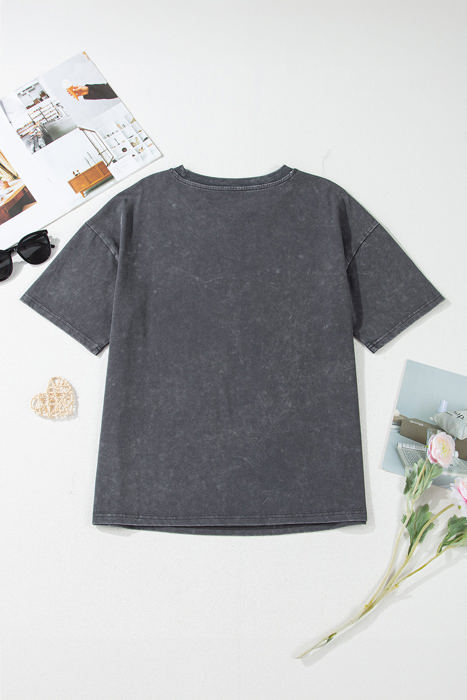 Kindness Butterflies Mineral Wash Loose Tee