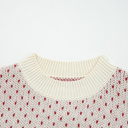  Kinley Pattern Lantern Sleeve Sweater