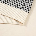  Kinley Pattern Lantern Sleeve Sweater