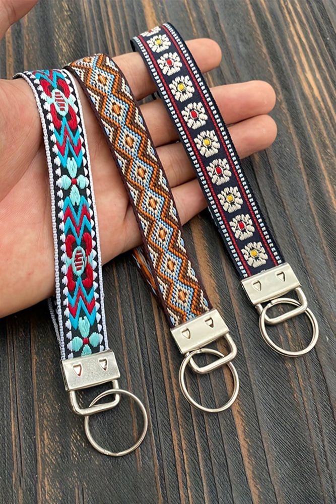 Knitted Wristband Keychain