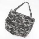 Gray Camo Kristy Canvas Tote