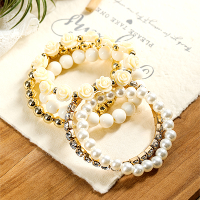 Kylie Beaded Layer Bracelet Set