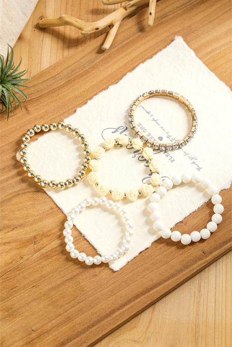 Kylie Beaded Layer Bracelet Set