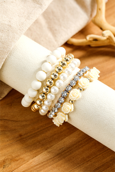 Kylie Beaded Layer Bracelet Set