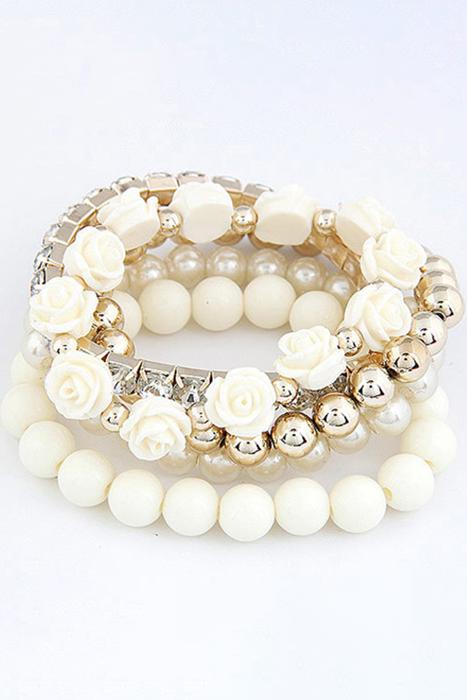 Kylie Beaded Layer Bracelet Set