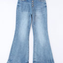  Kyra Waist Distressed Flared Jeans