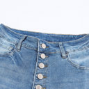  Kyra Waist Distressed Flared Jeans