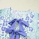  Lacey Puff Sleeve Mini Dress