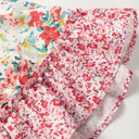  Lacey Ruffled Short Sleeve PLUS Blouse