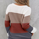  Lainey Knitted O-neck Pullover Sweater