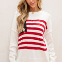  Lakelyn American Flag Sweater