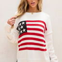  Lakelyn American Flag Sweater