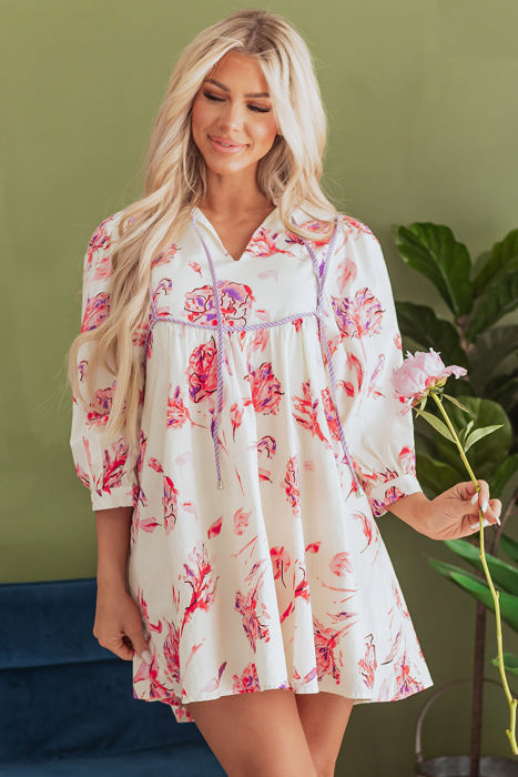 Lana Floral Babydoll Dress